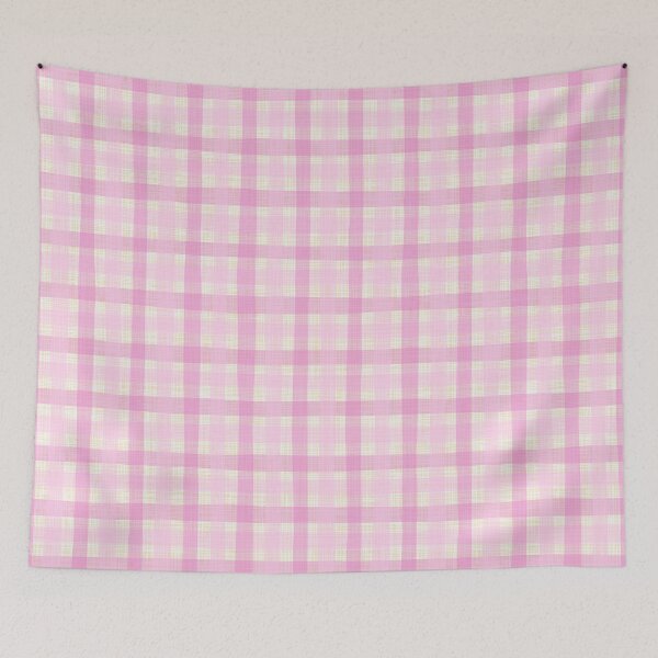 Item preview, gingham - candy pink designed and sold by Claire Bowley.
