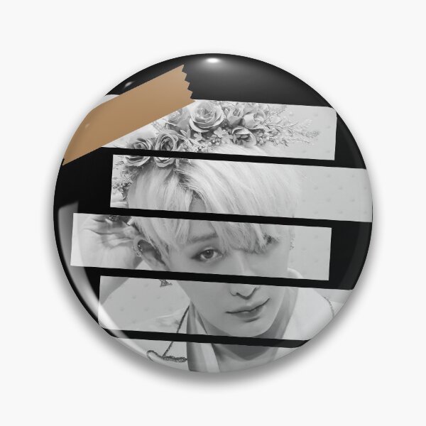 Item preview, Lee Hoseok MONSTA X Wonho Korean Kpop Monochrome Stripe Design designed and sold by Piosenka Art.