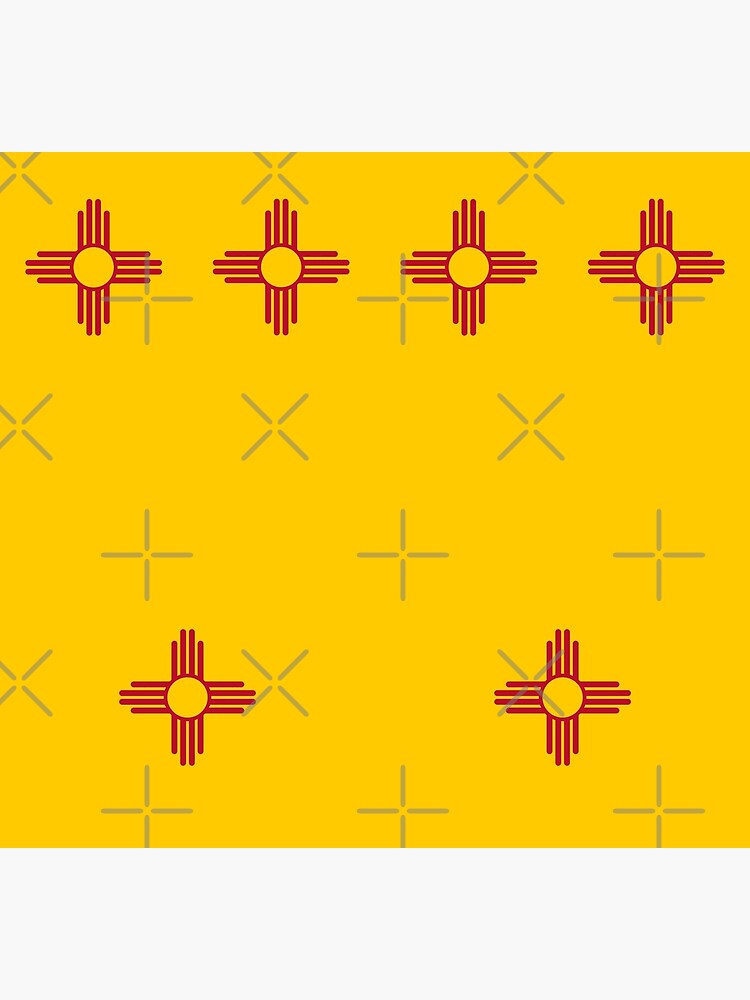 Disover State Flag of New Mexico, USA - Zia Sun Symbol Socks