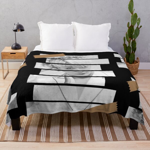 Item preview, Lee Hoseok MONSTA X Wonho Korean Kpop Monochrome Stripe Design designed and sold by Piosenka Art.