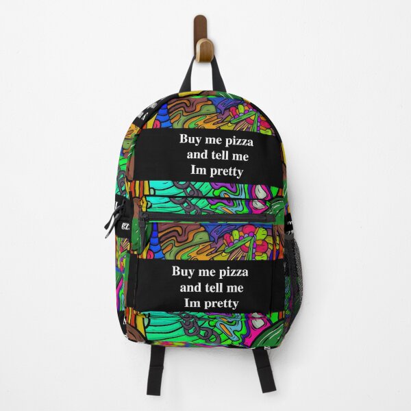 Item preview, buy me pizza and tell me im pretty designed and sold by sarina G.