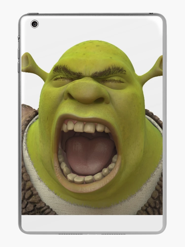 Screaming Shrek  iPad Case & Skin for Sale by SunnyMoonCrafts