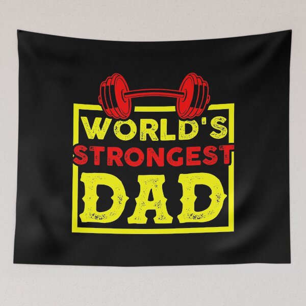 Item preview, World's strongest dad designed and sold by Zexten.