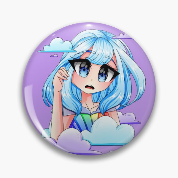 Item preview, Rainbow Cloudy Girl (Morado) designed and sold by Rin Artz.
