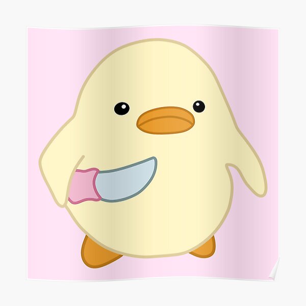 Duck With A Knife Posters | Redbubble