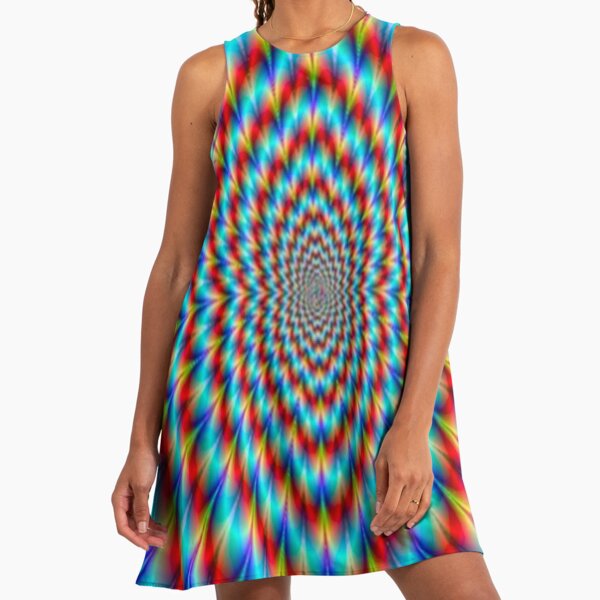 white christmas dresses Focus by Shani — Optical Illusion Dress main image 0
