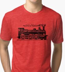 Vintage European Train Tri-blend T-Shirt