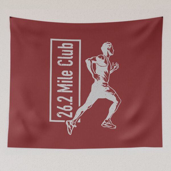 Item preview, 26.2 Mile Club Marathon Distance Running designed and sold by FontGraphics.