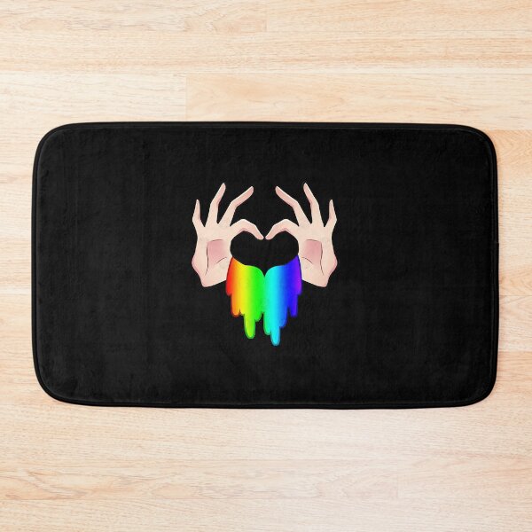 Item preview, Gay Pride LGBT Rainbow Flag Heart Unity  designed and sold by RevesMus.