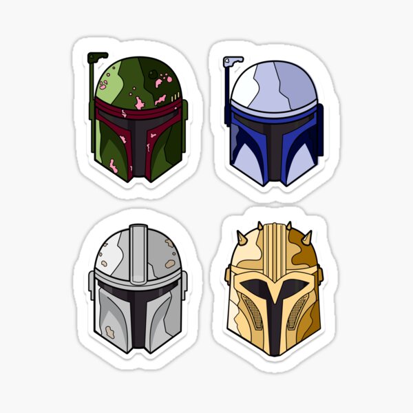 Bounty Hunter Helmets Sticker
