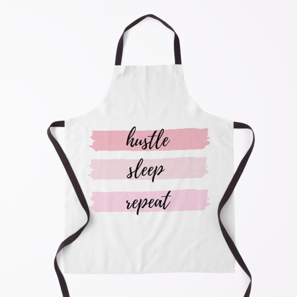 Item preview, Hustle Sleep Repeat Motivational Quote designed and sold by Happiness Creators.