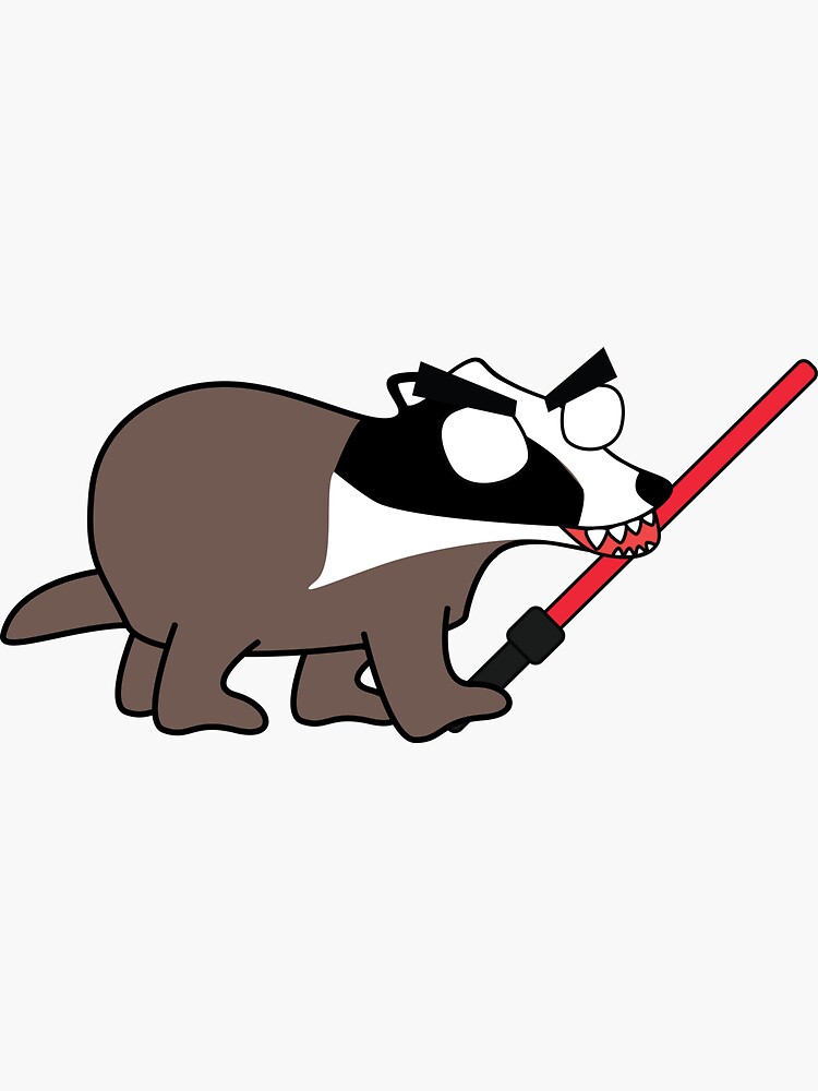 herbert, the angry zombie badger on the dark side by shortstack