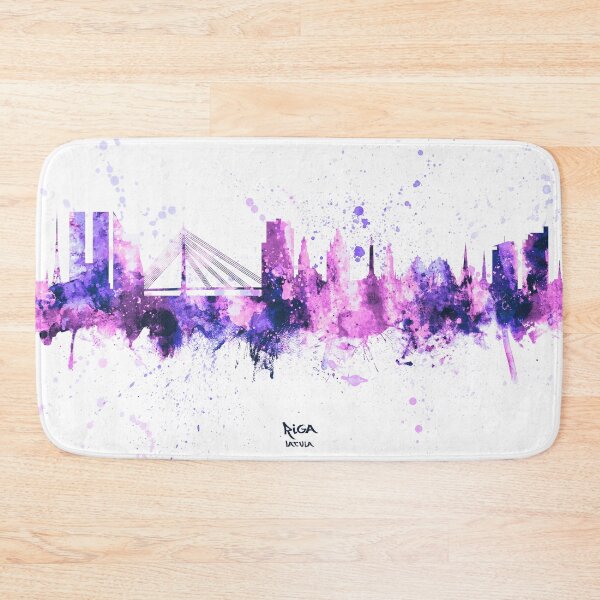 Item preview, Riga Latvia Skyline designed and sold by ArtPrints.