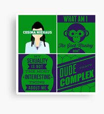 Orphan Black - Cosima Niehaus Canvas Print
