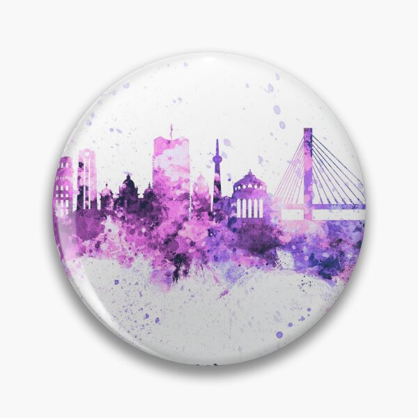 Item preview, Bucharest Romania Skyline designed and sold by ArtPrints.