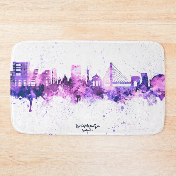 Item preview, Bucharest Romania Skyline designed and sold by ArtPrints.