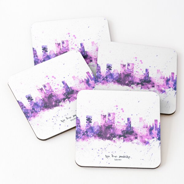 Item preview, Rio de Janeiro Brazil Skyline designed and sold by ArtPrints.