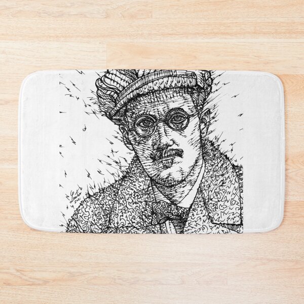 Item preview, JAMES JOYCE - ink portrait .1 designed and sold by lautir.