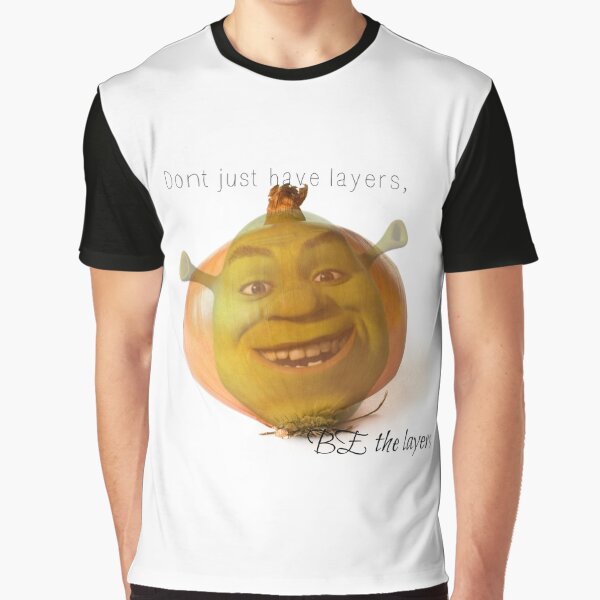 Shrek is an Onion Meme Graphic T-Shirt