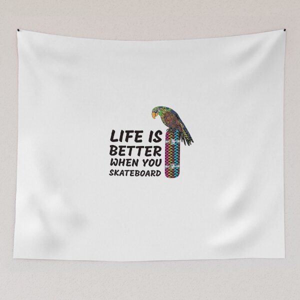 Item preview, Parrot Skater Mandala - Life Is Better When You Skateboard designed and sold by medbdj.