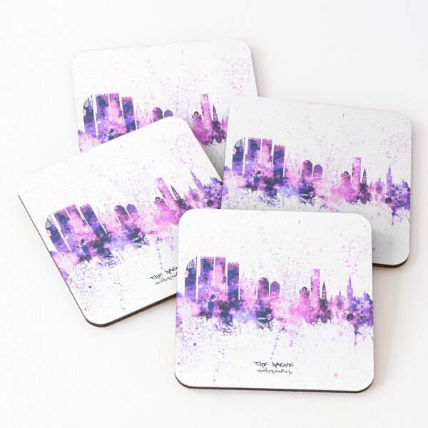 Item preview, The Hague Netherlands Skyline designed and sold by ArtPrints.