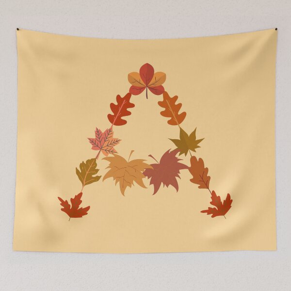 Item preview, Autumn Leaves Letter A designed and sold by Axi35.