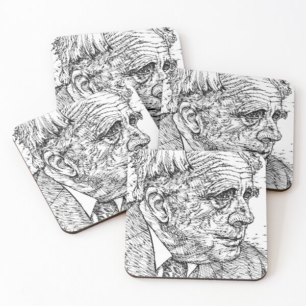 Item preview, ROBERT FROST ink portrait 1 designed and sold by lautir.