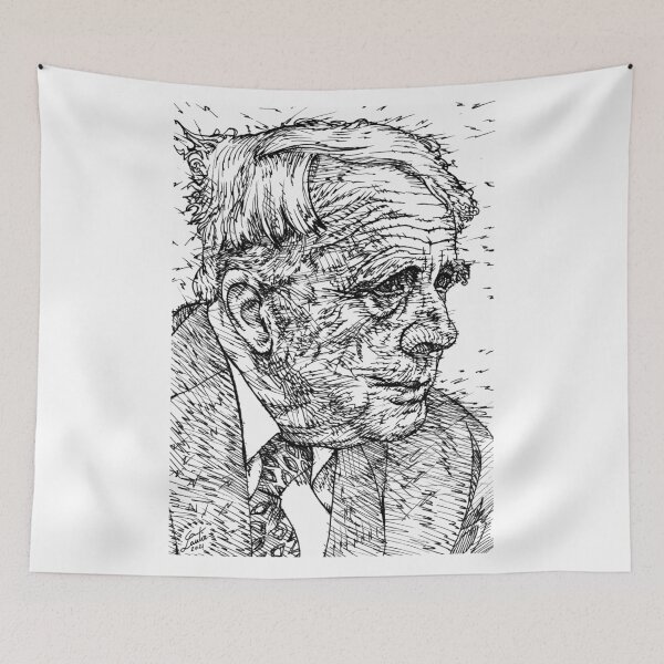 Item preview, ROBERT FROST ink portrait 1 designed and sold by lautir.
