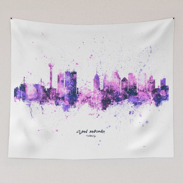 Artikelvorschau, Skyline von San Antonio, Texas entworfen und verkauft von ArtPrints.