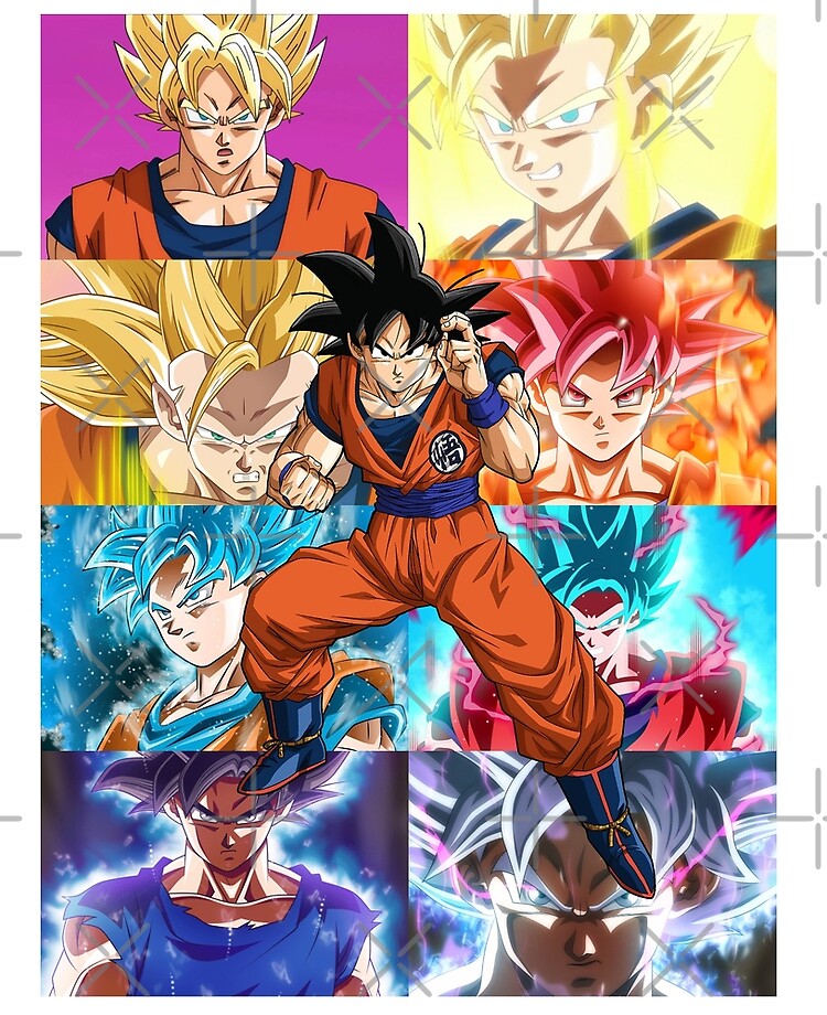 Dragon Ball Son Goku Super Saiyan Photographic Print for Sale by JulyArt9