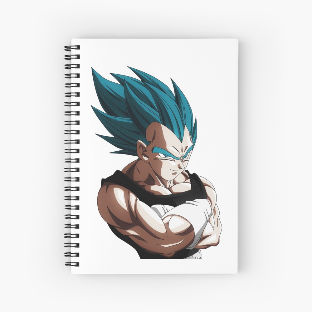 son goku and golden frezzer Spiral Notebook for Sale by JulyArt9