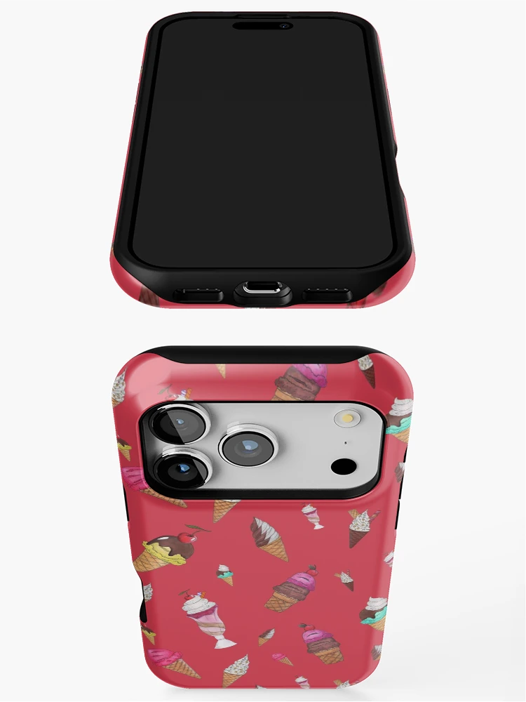 Thumbnail 3 of 4, iPhone Case, Icecream Addict Pattern designed and sold by Rizty.