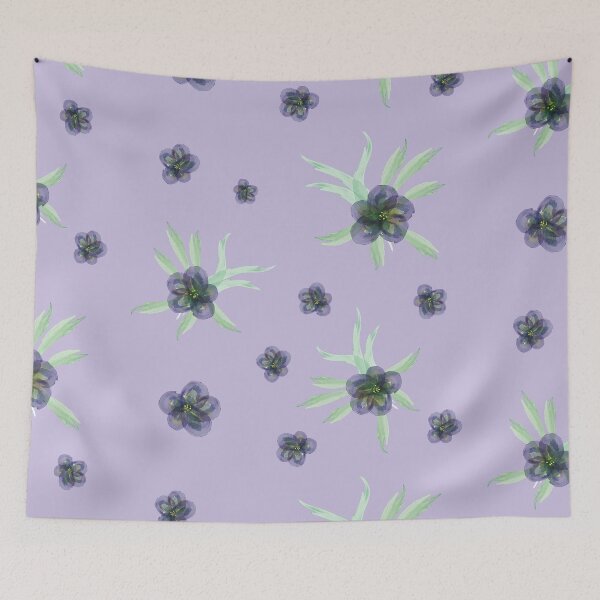 Item preview,  Blue - Violet Watercolor Flowers designed and sold by Pavnud.