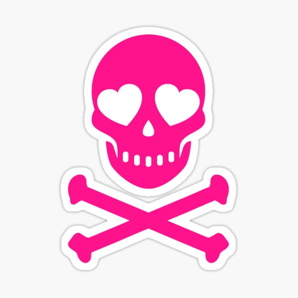 Skull Pink Heart Eye Crown Valentine Stock Vector (Royalty Free) 795330682