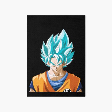 Goku SSJ Blue - Full Body Art Board Print by Quinjao