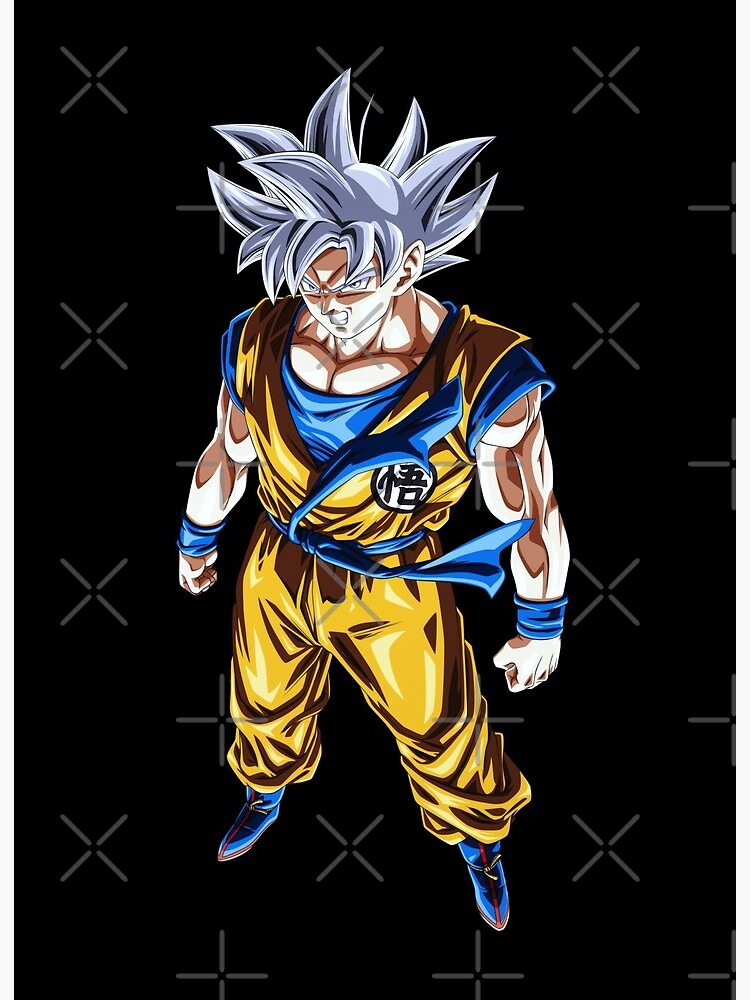 Ultra Instinct Son Goku Art Print Dragon Ball Z Anime Japanese