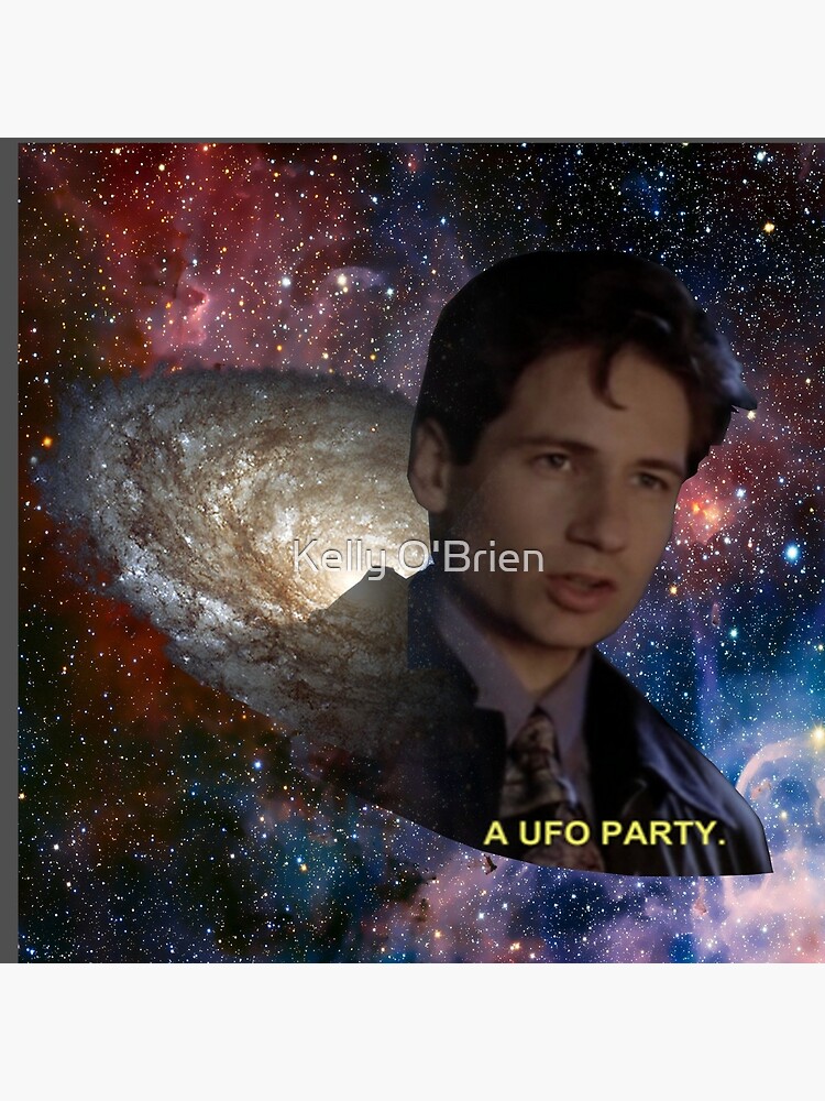 "Spaced Out Mulder" Throw Pillow for Sale by Kelly O'Brien Redbubble