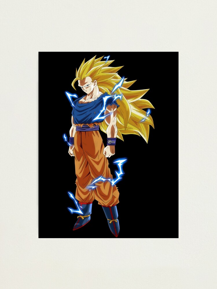 Dragon Ball Son Goku Super Saiyan Photographic Print for Sale by JulyArt9