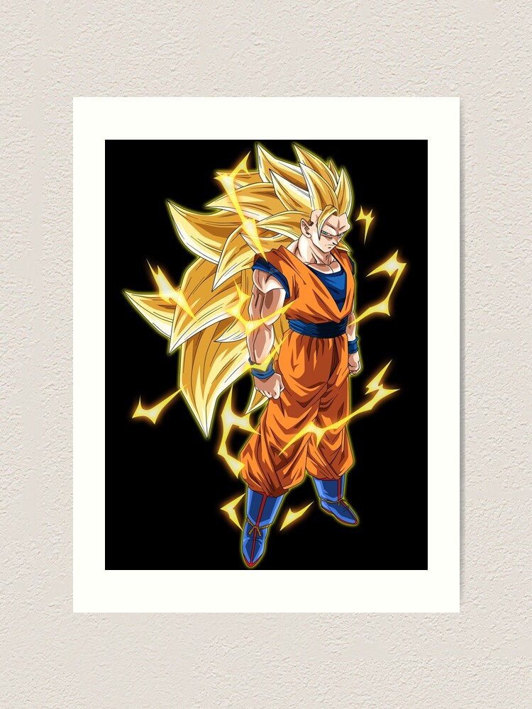 Dragon Ball Son Goku Super Saiyan Photographic Print for Sale by JulyArt9