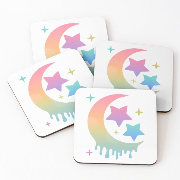 Item preview, Pastel Moon and Stars (White) designed and sold by nightjing.