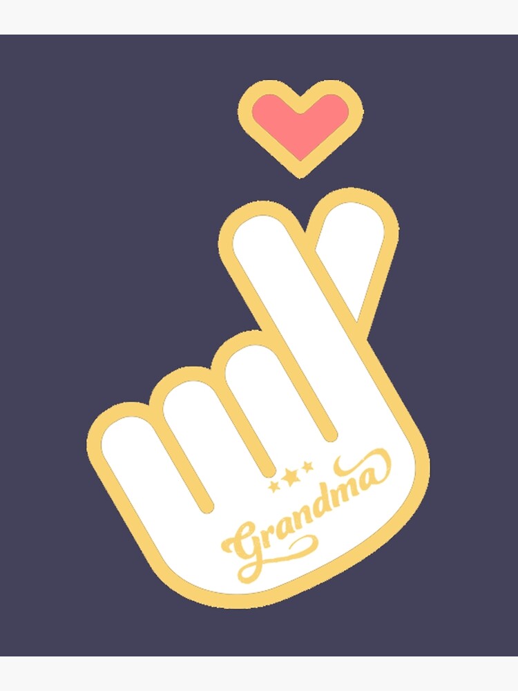 i-love-my-grandma-poster-by-blueridgeboards-redbubble