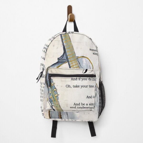 Item preview, Simple Man Lyrics Poster Gift - Simple Man Lyrics With Guitar designed and sold by MagicatcoArt.