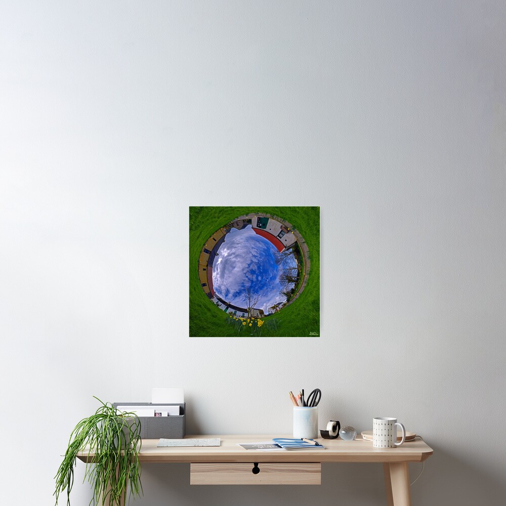 Hanna's Close, County Down (Sunny sky In) Poster