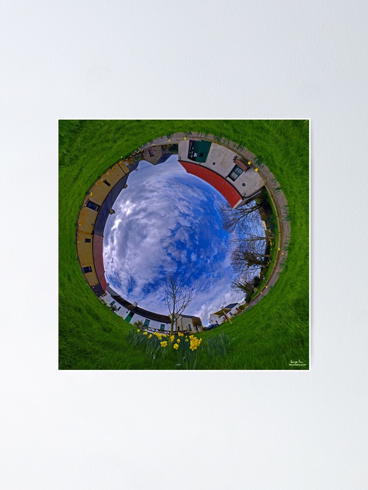 Alternate view of Hanna's Close, County Down (Sunny sky In) Poster
