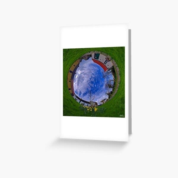 Hanna's Close, County Down (Sunny sky In) Greeting Card