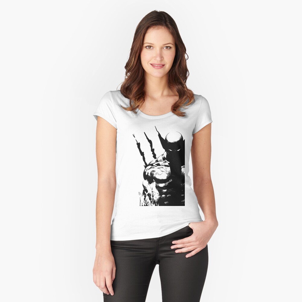 Item preview, Fitted Scoop T-Shirt designed and sold by CrowRider.