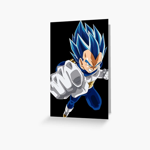 vegeta ssj blue full power Greeting Card for Sale by JulyArt9