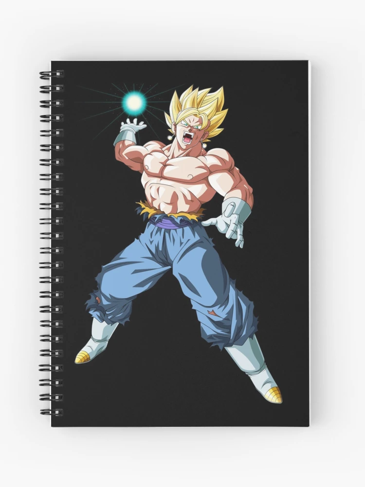 son goku and golden frezzer Spiral Notebook for Sale by JulyArt9