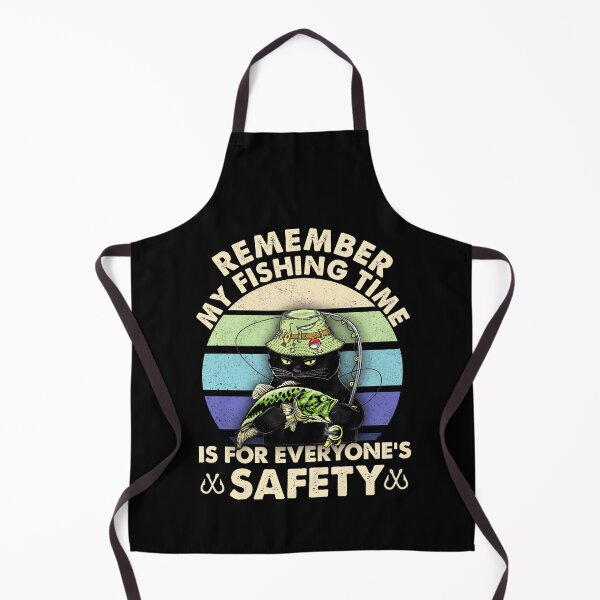 Item preview, Remember My Fishing Time Is For Everyones Safety Black Cat  designed and sold by glynismalcolm.