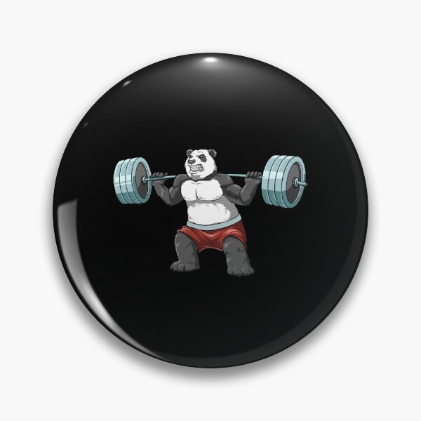 Item preview, Panda Bodybuilding Hustle For That Muscle designed and sold by melomedia.